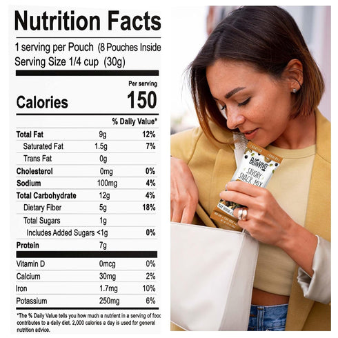 7g 5g 8Pack (1.05 oz BeanVIVO Healthy Snacks for Adults & Kids with Protein & Fiber per Serving with Dried Edamame