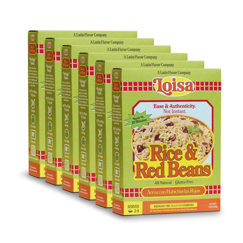 Loisa Rice & Red Beans, Premium Latin Rice & Beans, Non-GMO, No