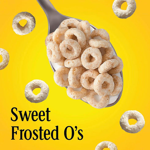 10.6 oz Frosted Cheerios, Heart Healthy Gluten Free Breakfast Cereal, Made with Whole Grain Oats