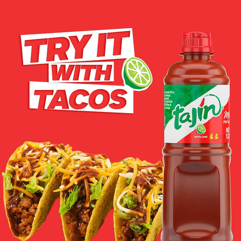Tajin Clásico Seasoning 14oz & Tajín Mild Hot Sauce 15.38oz Bundle (Pack of 2)
