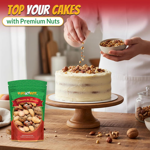 3 Pounds,(48oz) Deluxe Mixed Nuts In-Shell | Raw and Unsalted | Fresh Snack Mix | Healthy and Delicious Nuts Mix |