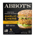 Abbot's Butcher Abbot', Veggie Burger Garlic Herb, 8 Ounce