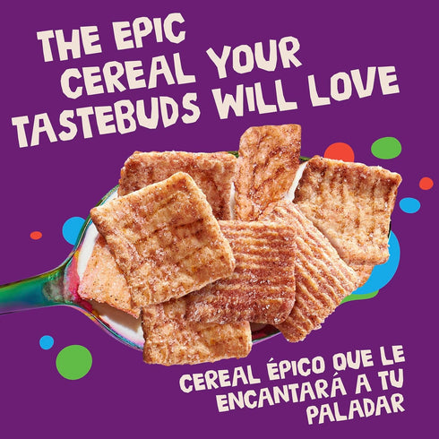 18.8 oz Cinnamon Toast Crunch Breakfast Cereal, Crispy Strawberry Cereal, Family Size