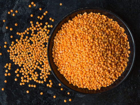 8 Food to Live Red Split Lentils, Ounces Masoor Dal, Dried, Vegan, Kosher, Bulk. Easy to Cook. No Soaking Required.