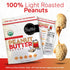 (7 oz) Healthier Comforts Organic Peanut Butter Powder | USA Grown and Processed | Gluten Free, Vegan, Kosher