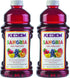 kedem Sangria Soft Drink, Made of 100% Pure Juice, 64oz, (2 Pack), No