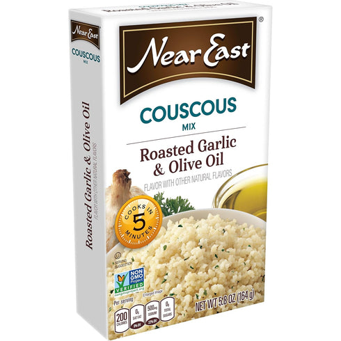 5.8 Oz, Pack 12 Near East Couscous Mix, Roasted Garlic & Olive Oil