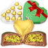 Heart-Shaped Dubai Chocolate 10 Pcs Pistachio for Mother`s Day or Every Occasion,