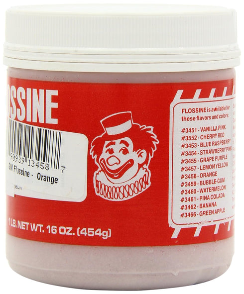 Gold Medal Orange Flossine Can - Sweet Flavoring