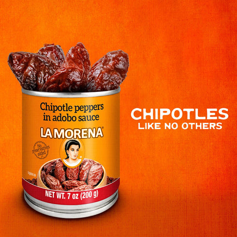 7 oz (Packaging La Morena Chipotle peppers In Adobo sauce may vary)