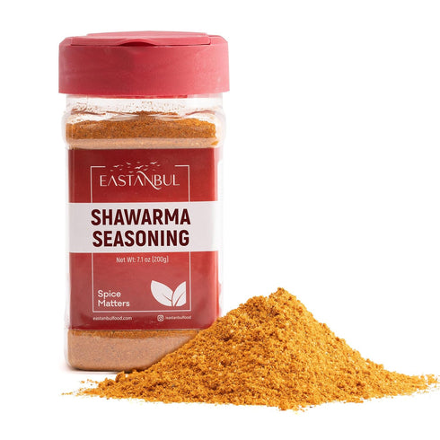 Eastanbul Shawarma Seasoning, 7.1oz All-in-One Baharat Spice Blend for Meat, Vegetables, and Chicken