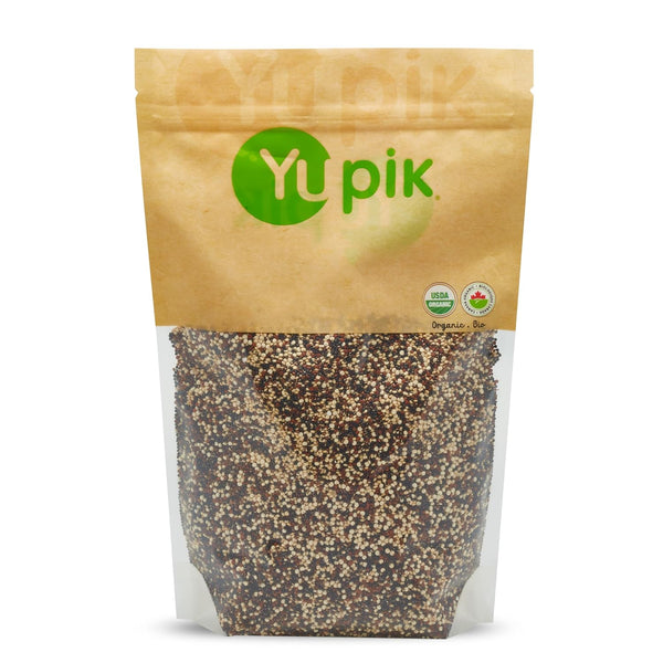 Yupik Organic Tri-Color Quinoa, 2.2 lb (35.2 oz), Non-GMO, Gluten-Free, Kosher, Raw