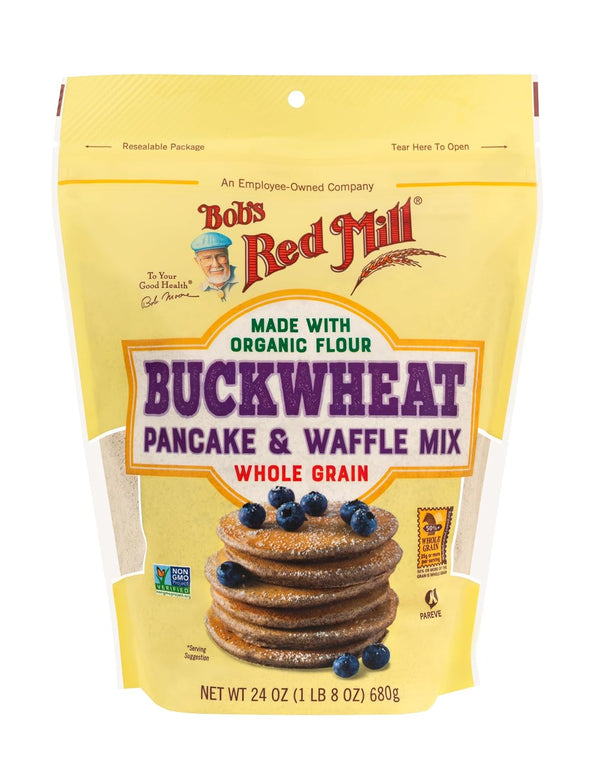 Bob's Red Mill Buckwheat Pancake & Waffle Mix, 24oz (Pack of 1)