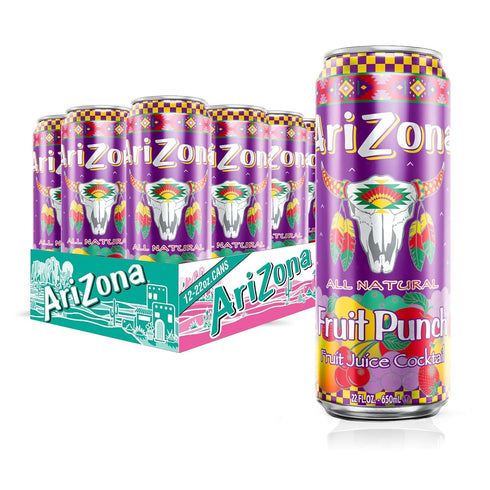 AriZona Fruit Punch, Fruit Juice Cocktail - Big Can, 22 Fl Oz
