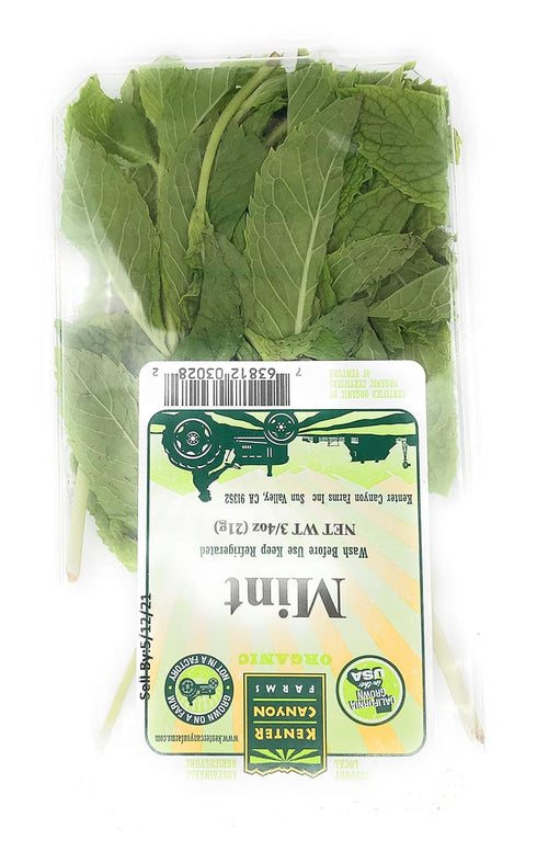 Fresh Produce 0.75 Herb Mint Organic, Ounce