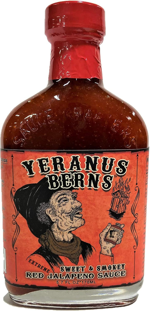 Yeranus Berns Sweet and Smoky Jalapeno Hot Sauce (Extreme)