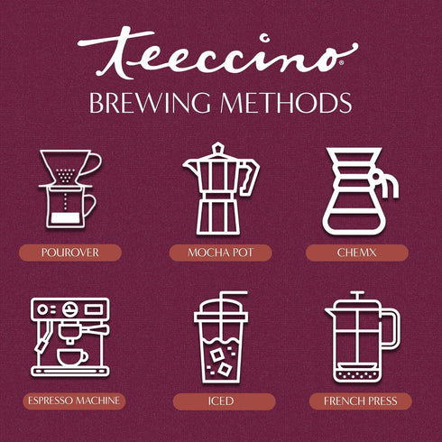 11 Teeccino Hazelnut Chicory Coffee Alternative - Ounce - Ground Herbal Coffee Thats Prebiotic, Caffeine Free & Acid