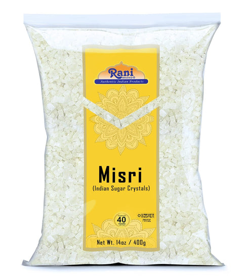 Rani Misri (Indian Sugar Crystals) 14oz (400g) ~ All Natural | Gluten