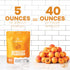 3.2 3.5 Jungle Powders Organic Whole Blackberries Fresh Freeze Dried Fruit Ounce Bag + Apricot Powder Ounce Powdered