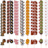 96 Pieces Farm Animal Cupcake Toppers, Chicken Duck Goose Cow Pig Tractor Horse Picks for Baby Shower Birthday Party.