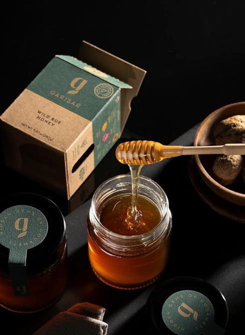 Garisar Premium Single Location Wild Rue Honey | Pure Natural Honey Rich