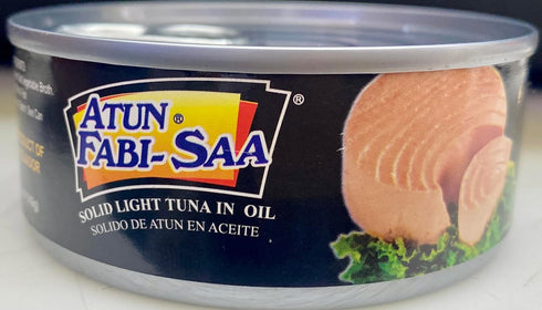 Generic 5 Oz- (6 Atun Fabi Saa Solid Light Tuna in Oil Can)