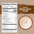32 (Pack 6) One Degree Organics Sprouted Whole Wheat Flour, Glyphosate-Free, USDA Organic, Whole Grain, High Fiber