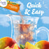 60 Pack, 12 5 Packets Crystal Light Peach Mango Green Tea Naturally Flavored Powdered Drink Mix, ct Canisters