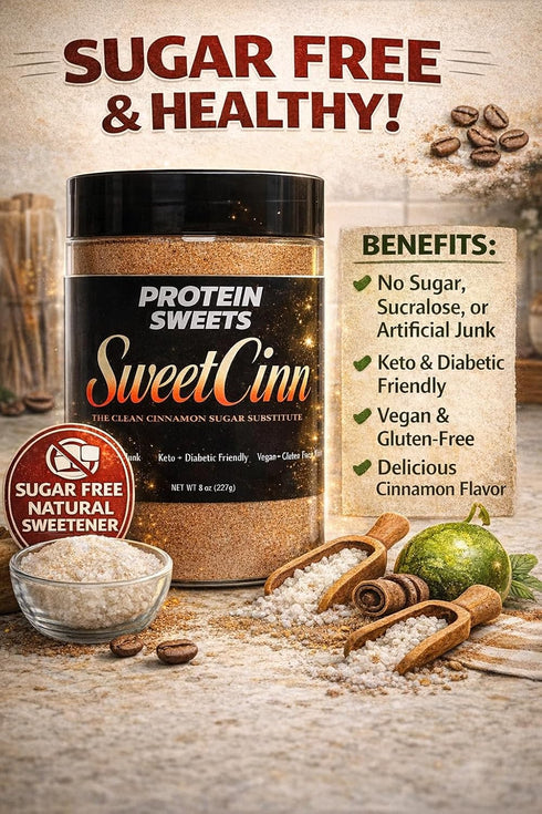 TRUE PATH 8 oz, SweetCinn, Clean Cinnamon Sugar Substitute, Keto and Diabetic Friendly, Vegan, Gluten-Free