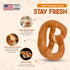 Frozen Bakery Authentic Bavarian Soft Pretzel, Shelf Stable Philadelphia Soft Pretzels Flavors, plain MADE IN USA