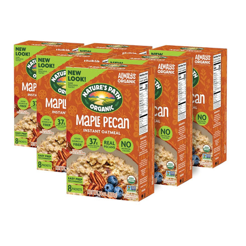 14 oz (Pack 6), Nature's Path Organic Maple Nut Instant Oatmeal, of Non-GMO