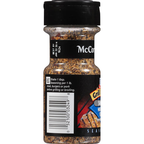 McCormick Grill Mates Smoky Montreal Steak Seasoning, 3.4 oz (Pack of 6)