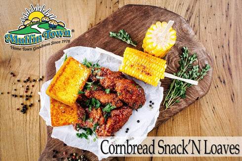 36 3 Oz Muffin Town Cornbread Snack Loaves Loaves Per Case - Per Serving