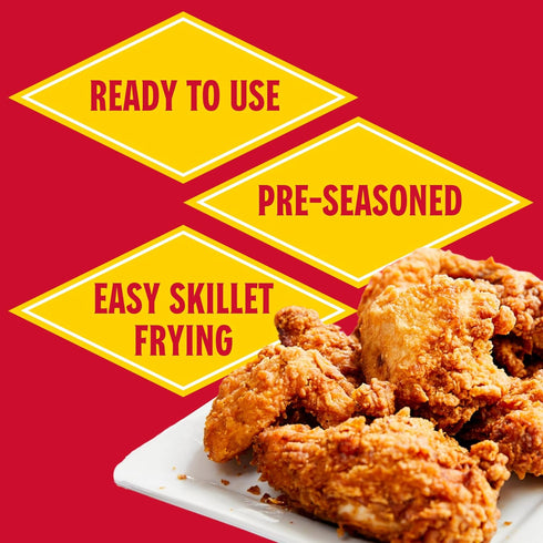 2.62 lbs Louisiana Seasoned Chicken Fry Batter Half Gallon - - Crispy Southern Coating Mix for Fried Chicken