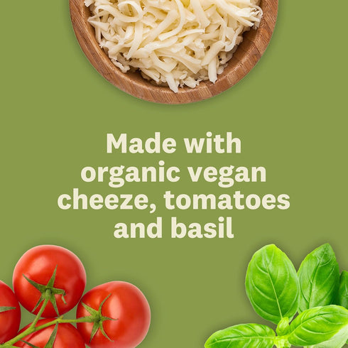 Frozen Amy's Cheeze (Vegan Cheese) Pizza, Made with Organic Tomatoes and Basil, Hand Stretched Crust, Full Size