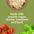Frozen Amy's Cheeze (Vegan Cheese) Pizza, Made with Organic Tomatoes and Basil, Hand Stretched Crust, Full Size