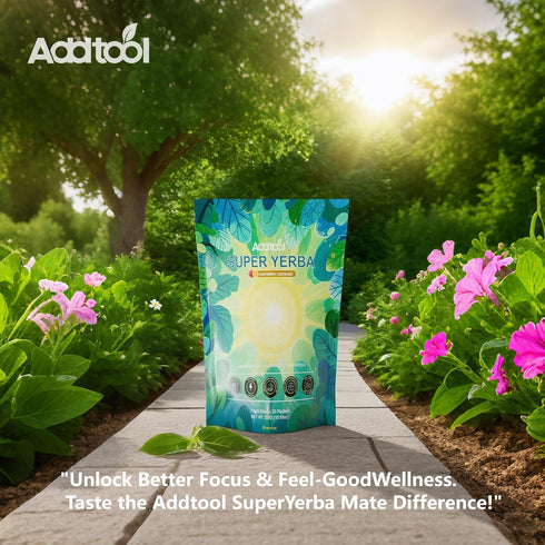 packets AddTool-super yerba - Instant Tea Powder, Yerba Raspberry Lemonade Vitality Tea,decaffeinated Natural Energy