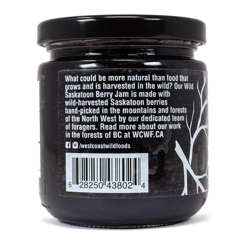 11.5 oz 326 250 ml Wild Saskatoon Berry Jam | / g / | Local | West Coast Wild Foods