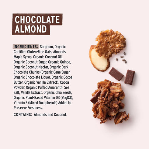 11 OZ (Pack 3) PURELY ELIZABETH Chocolate Almond Superfood Cereal