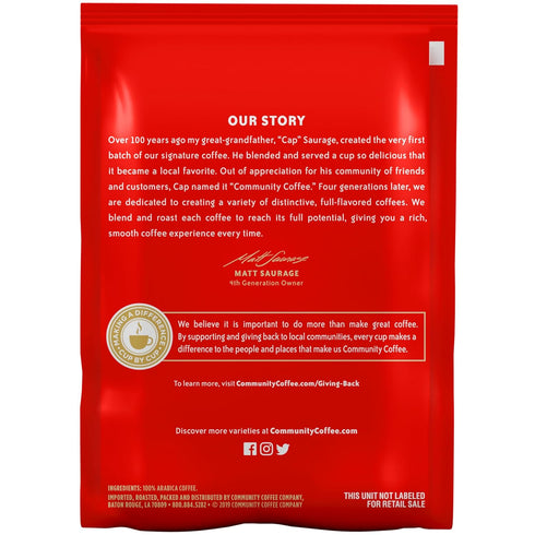 Community Packs, 3.0 20) Coffee American Classic, Medium Roast Pre-Measured Coffee Ounce Each (Box
