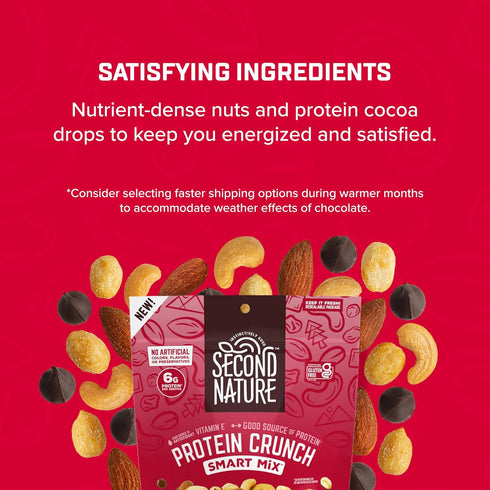 10 (Pack 6) Second Nature Protein Crunch Smart Mix, Kosher, Gluten Free, Ounce