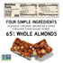 40 4 (40g Pack 12) South Snacks Crunchy Almond Bar, Just Ingredients, Touch of Honey Bar