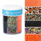 Sweets Indeed Halloween Sprinkles, Edible Sprinkle Mix, Pumpkin Jimmies, 6.45 ounces for Cake Decorations, Baking, Ice