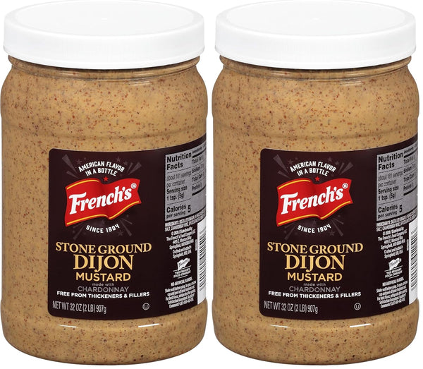 French's Stone Ground Dijon Mustard, 32 oz - One 32 Ounce Container