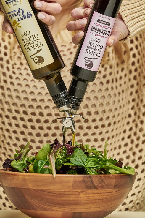 Country (8.5 Oz) Texas Hill Olive Co Super Greek Extra Virgin Olive Oil - Cold Pressed EVOO Gourmet Olive Oil - Rich