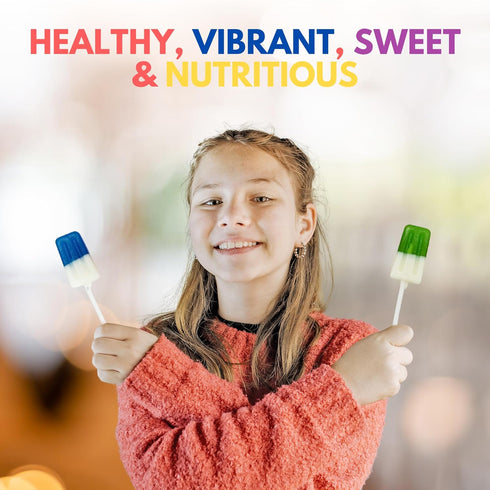 Summer, 70 Pack Fresh Finest Popsicle Shaped Ice Cream Lollipops - Individually Wrapped Suckers, Multicolor Lollipops