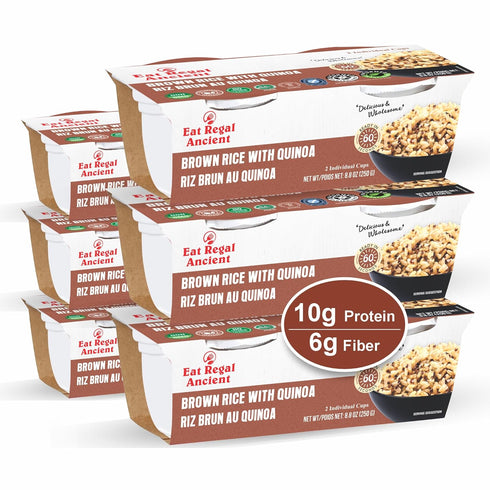 Eat Regal Brown Rice with Quinoa Cups, Ready in 1 Minute, 250g