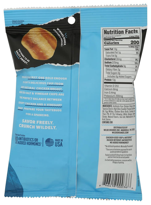 WILDE SNACKS CHIPS CHCKN SSLT VINEGAR