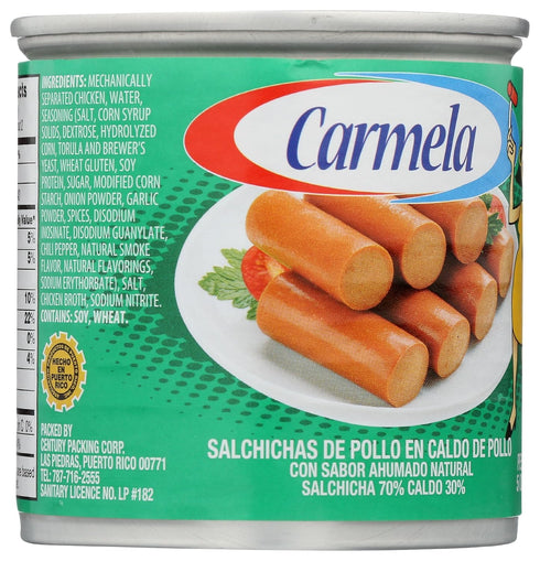 Carmela 5 oz (Pack 3) Chicken Sausage and Bouillon, Natural Smoke Flavor