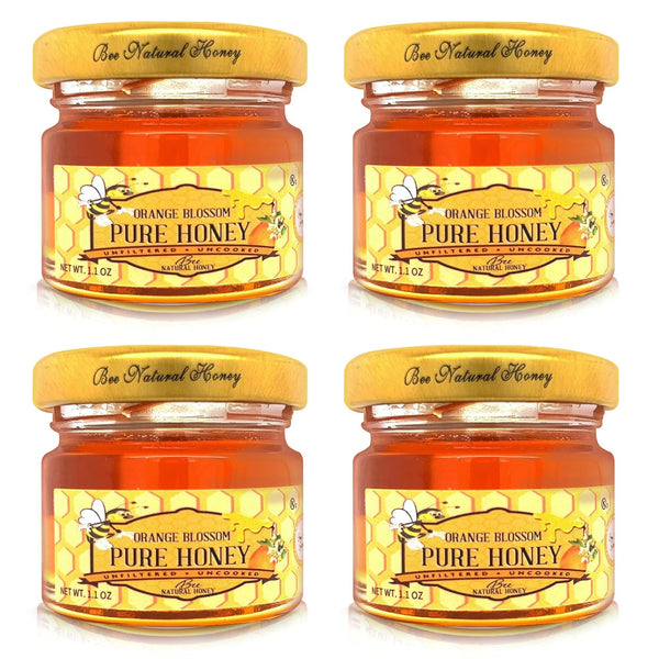 Bee Natural Orange Blossom Honey | Kosher Certified | Raw and Unfiltered